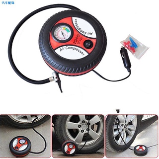 ♘۩Auto Pump Portable Mini Air Compressor DC12V Car Tire Inflator Air Pump Tire Pressure Monitor