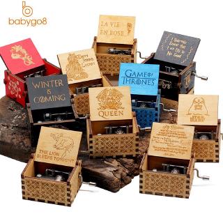 Ready Stock Hand Operation Playing DIY Wooden Music Box You Are My Sunshine Birthday Gift (1)