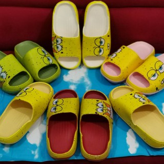 New SpongeBob Fashion Indoor Slippers Men's and Women's Shoes