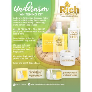 Rich and Richest Underarm Whitening Kit
