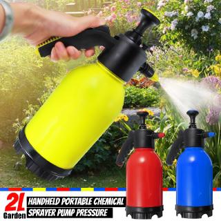 2L Hand Pressure Sprayer Bottle Garden Spray Kettle Plant Irrigation Watering Can Adjustable Nozzle