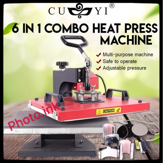 6 in 1 combo heat press machine