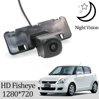 Owtosin HD 1280*720 Fisheye Rear View Camera For Suzuki Swift 2004 2005 2006 2007 2008 2009 2010 Car