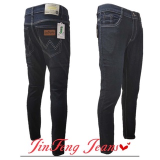 Men's jeans #9033 Best selling Black denim skinny jeans for men