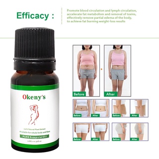 Promotion✿✎☽okeny's Slimming Oil Cellulite Massage Natural Pure Plant Fat Burning Thin Waist Tighten