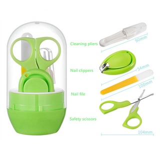 baby diapers wet wipes toys♠ﺴ✆4Pcs Baby Nail Care Set Infant Finger Trimmer Newborn Shell Shear Man