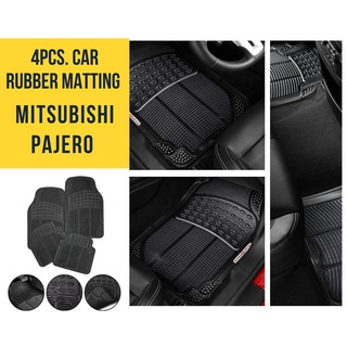 MITSUBISHI PAJERO Car Rubber Matting 4pcs./ car mat floor guard protection anti slip mattings COD
