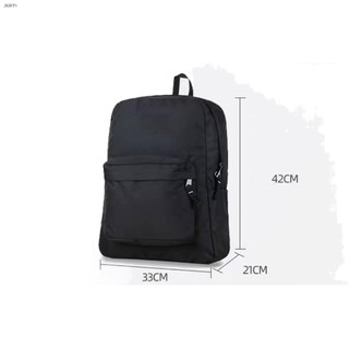 ✐▦247 Waterproof backpack Korean Style High School College Student plain color backpack