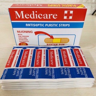 100pcs Medicare Antiseptic strips first Aid Band