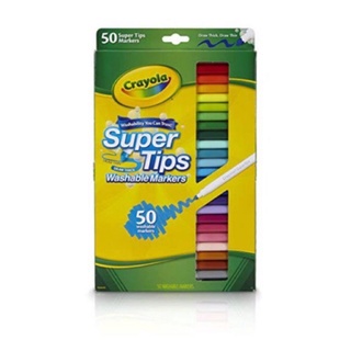 CRAYOLA SuperTips Washable Markers 50 Colors Super Tips