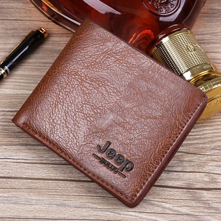 [Retro style] Wallet Men s Short Men s Wallet Card Case Long Ultra-thin Leather Bag Student Youth Wa