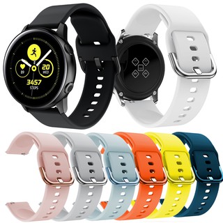For Samsung Galaxy Watch Active 2/Active/ Galaxy Watch 42mm Band 20mm Silicone Strap Replacement Band (1)