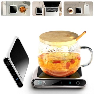 USB Wood Grain Cup Warmer Coffee Mug Fast Heating Mat Pad Heater Coaster Electric Beverage Warmer (2)