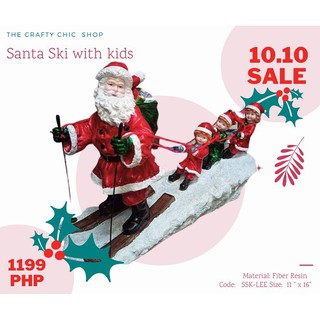 [The Crafty Chic Shop]10.10 Sale Part2 Santa Claus Table Top Decors Fiber Resin Christmas Figurines