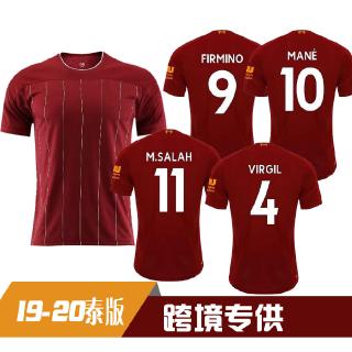 insLiverpool 2019/20 Home Soccer Jersey Sportswear Football Jerseys Mens Soccer Uniform 2Pcs/set Jer