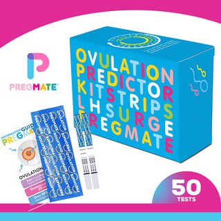 PREGMATE 50 Ovulation Test Strips Predictor Kit (50 Counts) *Alternative to Clearblue*