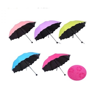 【Ready Stock】ஐ™Magic Blossom Sun/Rain Windproof Umbrella with UV Protection