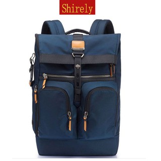 【Shirely.ph】【Ready Stock】TUMI LONDON ROLL TOP LAPTOP BACKPACK FREE ENGRAVE NAME （PRE-ORDER）