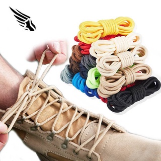 Colorful shoelaces ready stock shoelace Outdoor climbing boots men's and women's Dr. Martens Boots tooling shoelaces round thick boots leather boots sneakers black and white brown shoelaces