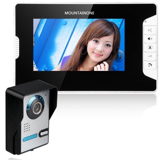 Video Door Intercom Entry System Kit Wired Video Doorbell Phone Rainproof Call Panel IR Camera for H