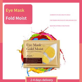 10pcs ZOZU Collagen Gold Moist Eye Mask Sleep Eye Stickers sleeping mask eye mask