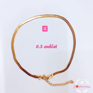 [JL♥️Stainless] Stainless Steel Snake Chain Anklet
