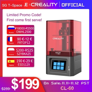 ✇❅✖CREALITY 3D Printer HALOT ONE CL-60 Resin UV Resin 3D Printer LCD Photocuring Ball Linear Rails A