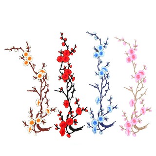 Blossom Repair Iron On Sew Sticker Clothing Embroidery Flower Patch Applique