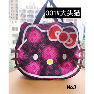 【spot goods】✴♚۞Hello Kitty face Bag traveling bag shopping bag (6)