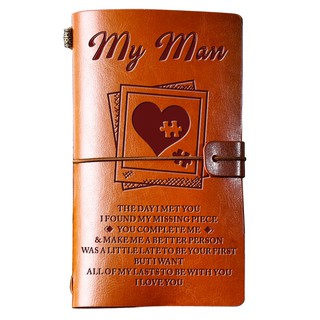 TO MY MAN Leather Journal (Gift as a Journal, Diary, Notebook, Sketch Book)
