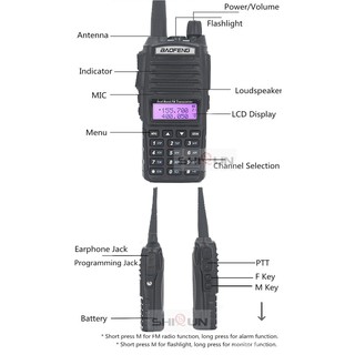 Baofeng UV 82 Walkie Talkie 8W Radio Station telsiz 10KM Dual PTT UV-82 Walkie-talkies VHF UHF UV82 (6)