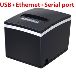 Small cute photo printer80mm receipt POS printer Automatic cutter bill Thermal printer USB Ethernet