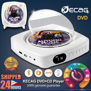 KECAG Portable DVD/CD Player With Speaker Bluetooth Wall Mountable DVD Player HDMI built-in speaker