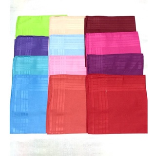 12Pieces Handkerchief Panyo Cotton For Men And Women