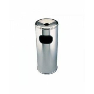Stainless Dustbin with Ashtray 27Liters