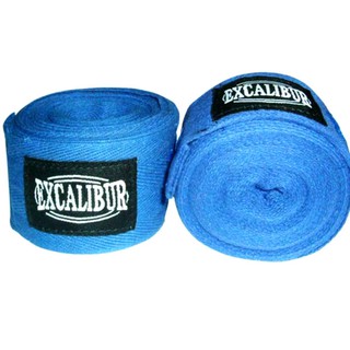 Excalibur Cotton Handwraps 3.5Mtrs (Blue)