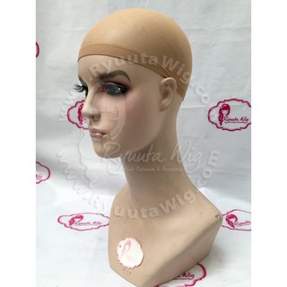 Wigcap Hairnet Net Cap Stocking Beige Nude Cream