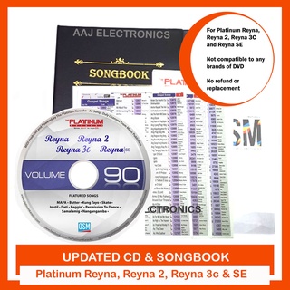 Updated CD & Songbook - Platinum Reyna,Reyna2,Reyna 3C, Reyna SE Volume 90