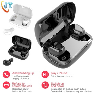 L21 Tws Bluetooth Earphones Headset 5.0 Wireless Dual Noise Reduction Invisible Earpods AirPods Earbuds