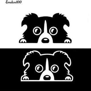 Emden Reflective Waterproof Cute Puppy Dog Pattern Car Trunk Decor Sticker Decal (1)