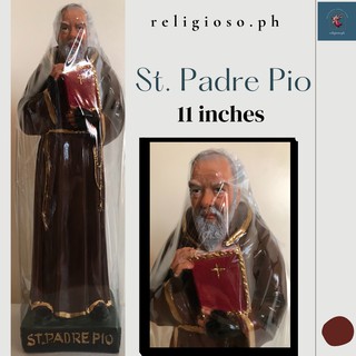 religioso.ph religious figurine: Padre Pio or Saint Pio of Pietrelcina - 11 inches & 17.5 inches