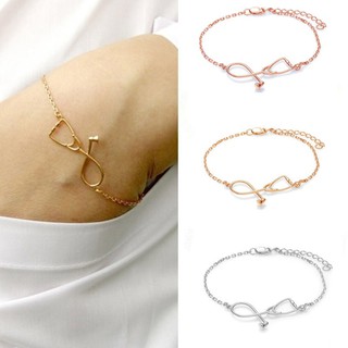 【LK】Fashion Stethoscope Bracelet Nurse Doctor Medical Student Bangle Jewelry Gift