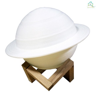 BABY 3D Printing Saturn Moon Lamp USB Rechargeable Home Decoration Bedside Night Light Birthday Gift