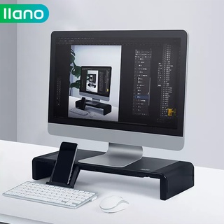 Aluminum Monitor Stand Riser Computer with Drawer Desktop Holder Bracket Organizer for iMac/ MacBook