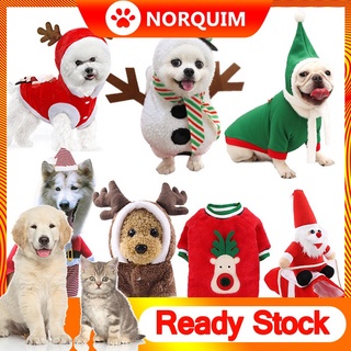 Small Medium Large dog Christmas pet supplies clothes cat cotton-padded clothes clothing funny autumn and winter clothes