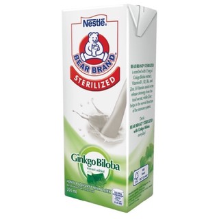 Bear Brand Sterilized UHT Milk with Ginkgo Biloba 200ml