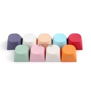 10 PCS Candy Color Blank Keycap Set MA Profile PBT Keycaps for Mechanical Keyboards (5)