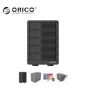 Orico 9558U3 (Black) Aluminum 5 Bay 3.5" USB 3.0 SATA HDD Enclosure