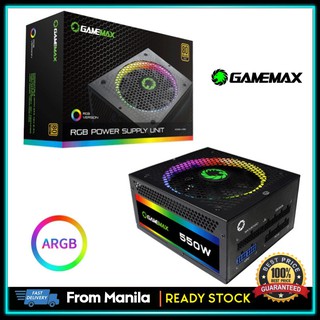 Gamemax Game Empire Rgb550w Gold Full Module Power Supply Rated 550W Desktop Game Power Supply (1)