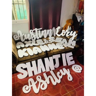Customized Styro foam letters for backdrops (Price is per letter, 2weeks prior the event)